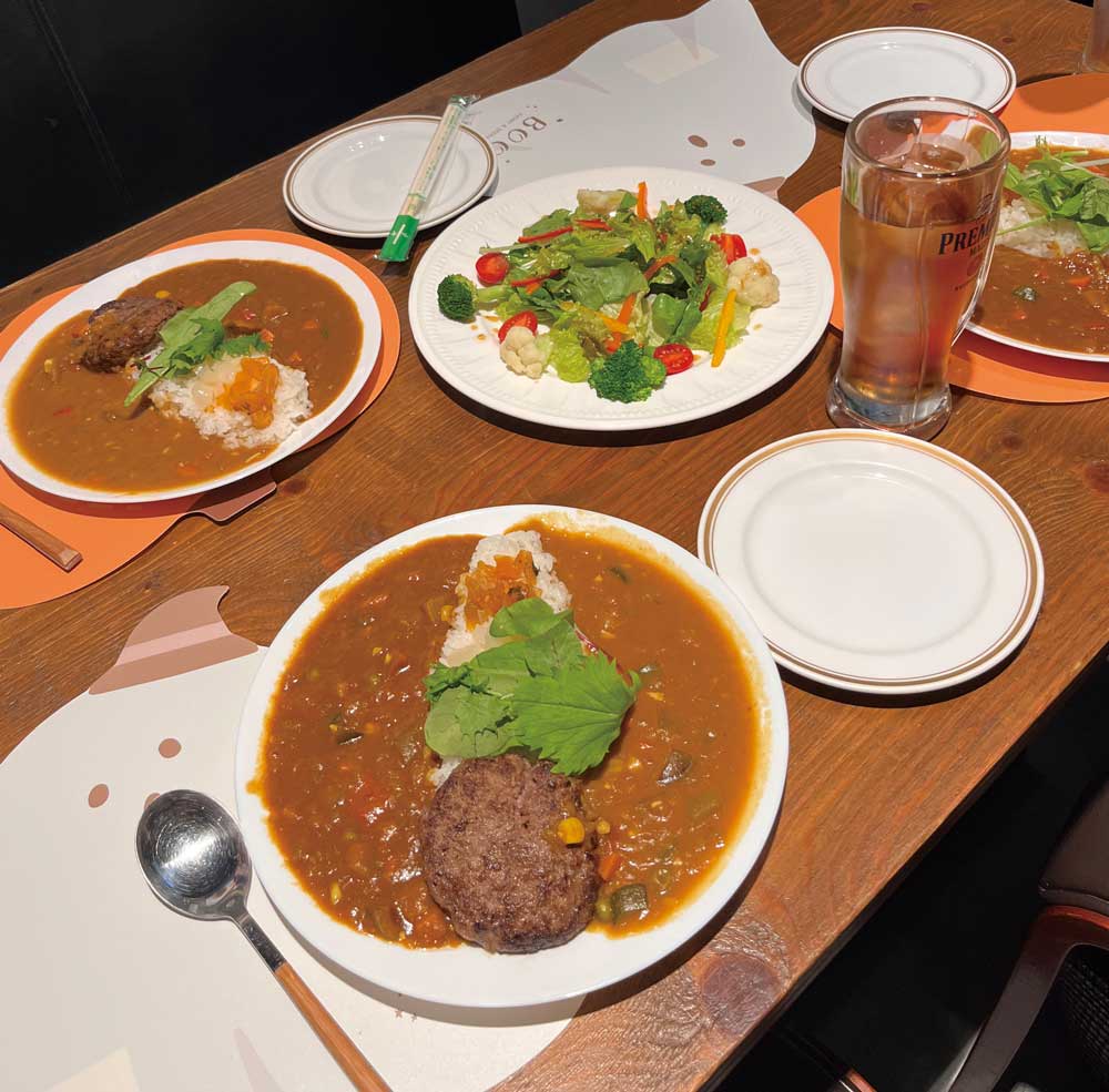 和牛100％ハンバーグカレー